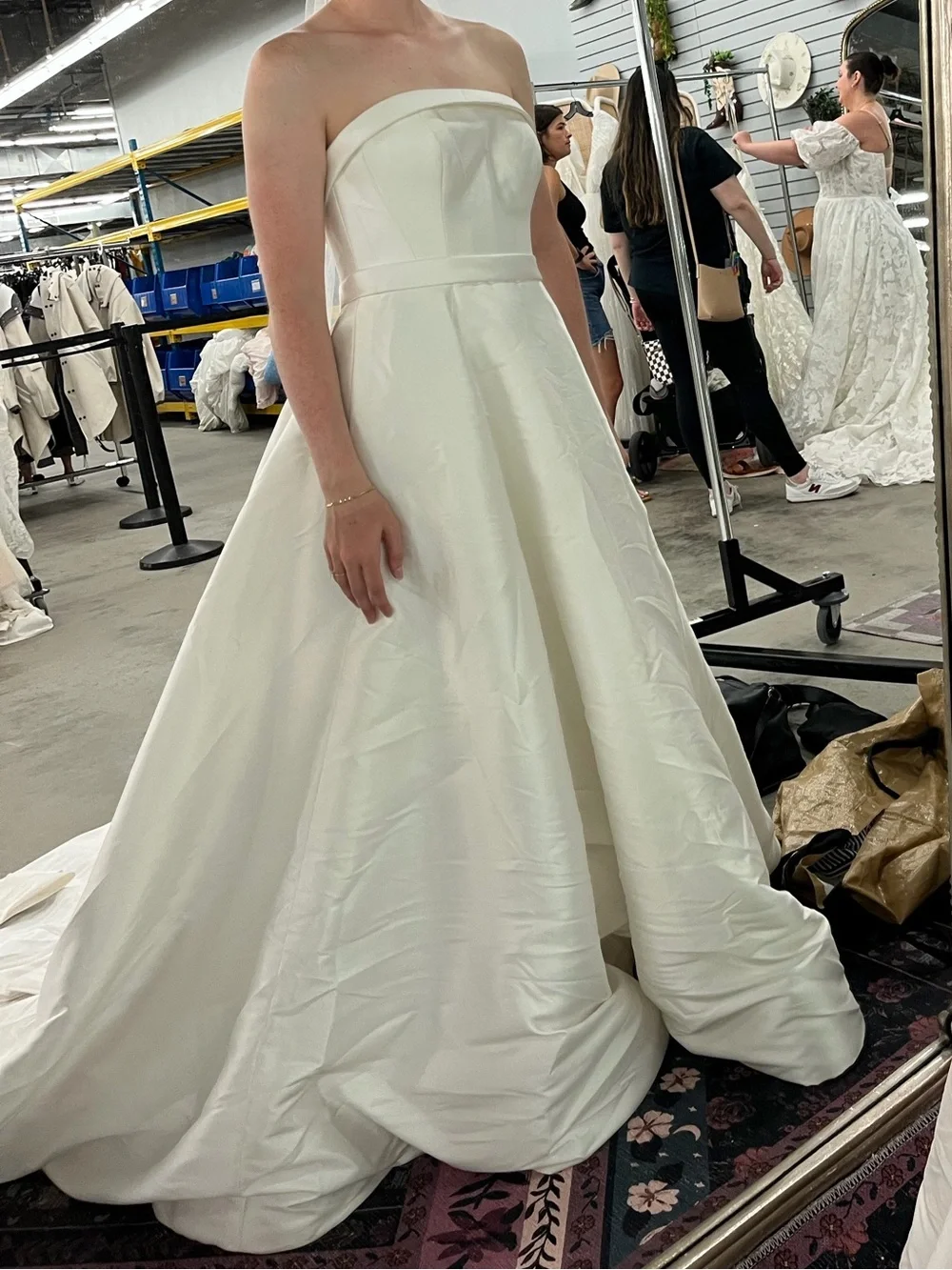 Viktor & Rolf for BHLDN Penelope Strapless Bow-Back A-Line Wedding Gown